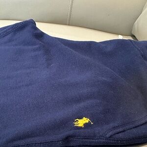 Men Polo Navy Sweatpants Medium